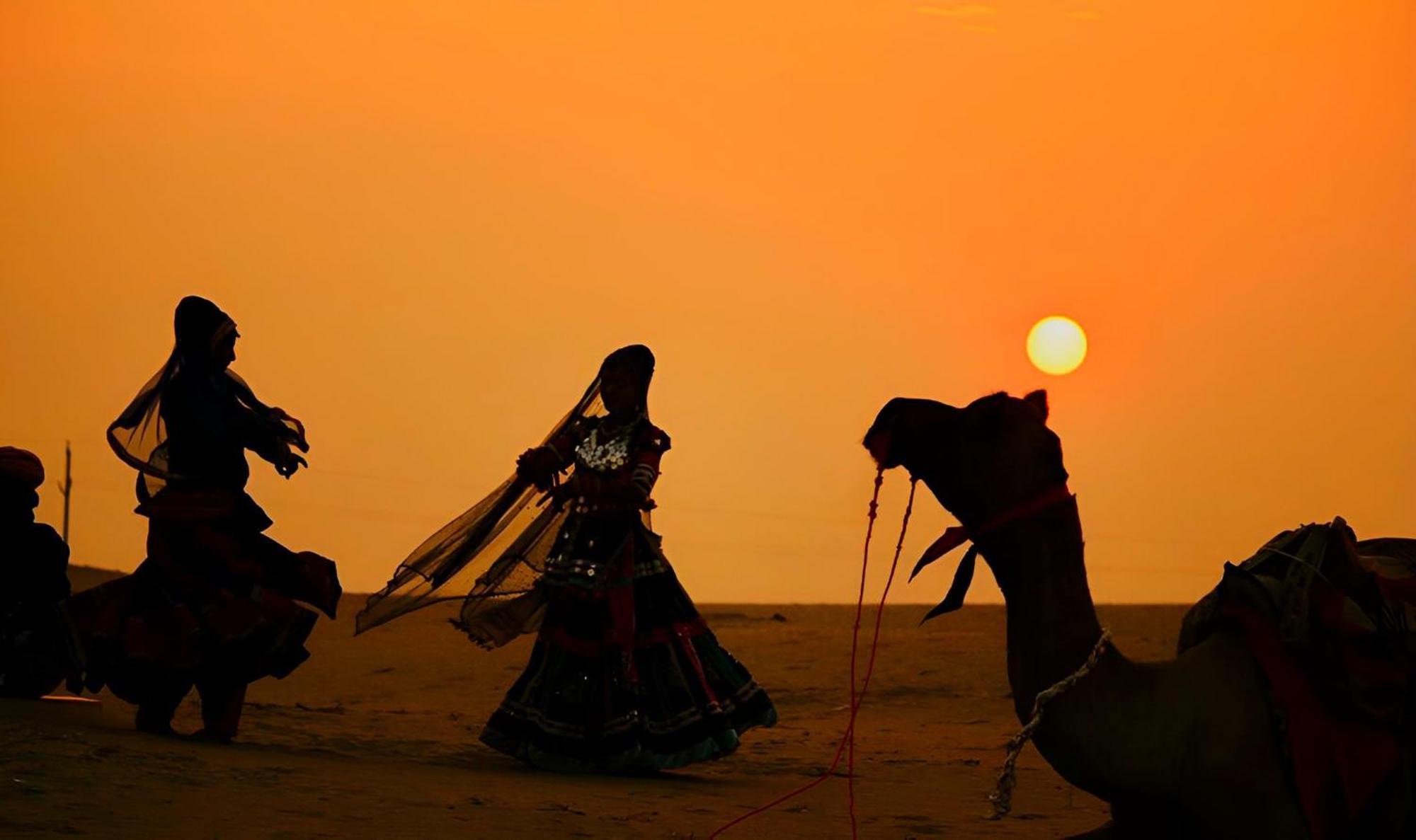 Jaisalmer Sand Dunes Luxury Camp And Resort Bagian luar foto